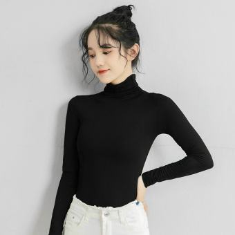 Áo giữ nhiệt nữ lót nỉ cổ cao 3 phân CHẤT MỀM MỊN NHIỀU MÀU