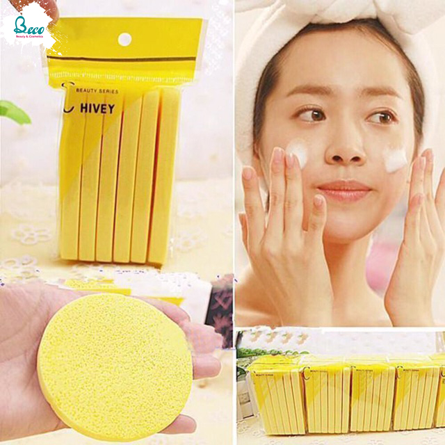 Sét 12 miếng bọt biển rửa mặt nén siêu sạch tẩy tế bào chết, Tẩy trang - Chăm sóc da mặt một cách hoàn hảo