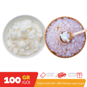 Gói 100gr thạch dừa khô nấu được 2 kg thạch dừa nước tiện lợi