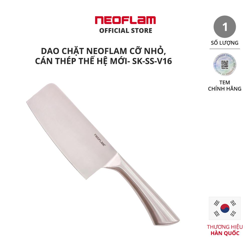 Dao chặt neoflam cỡ nhỏ, cán thép thế hệ mới- sk-ss-v16