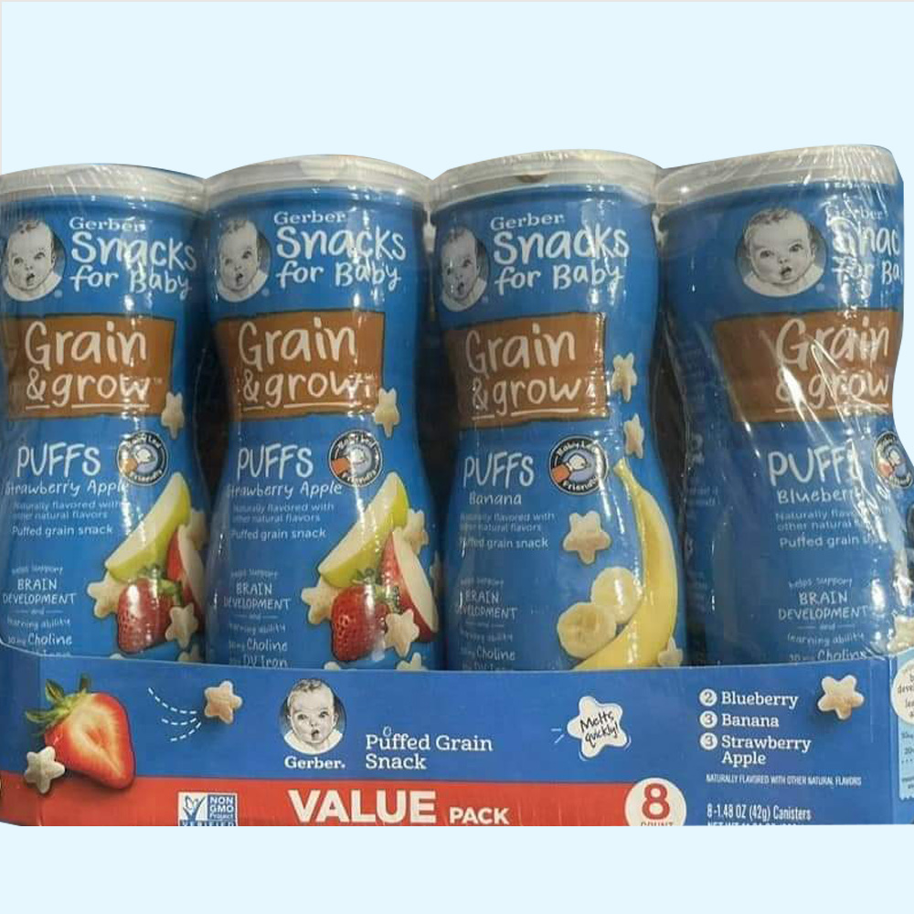 [6,7/2023] Bánh ăn dặm Gerber ngôi sao cho bé từ 8 tháng