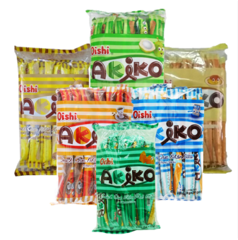 Bánh Snack Que Akiko Oishi Các Vị Gói 160g