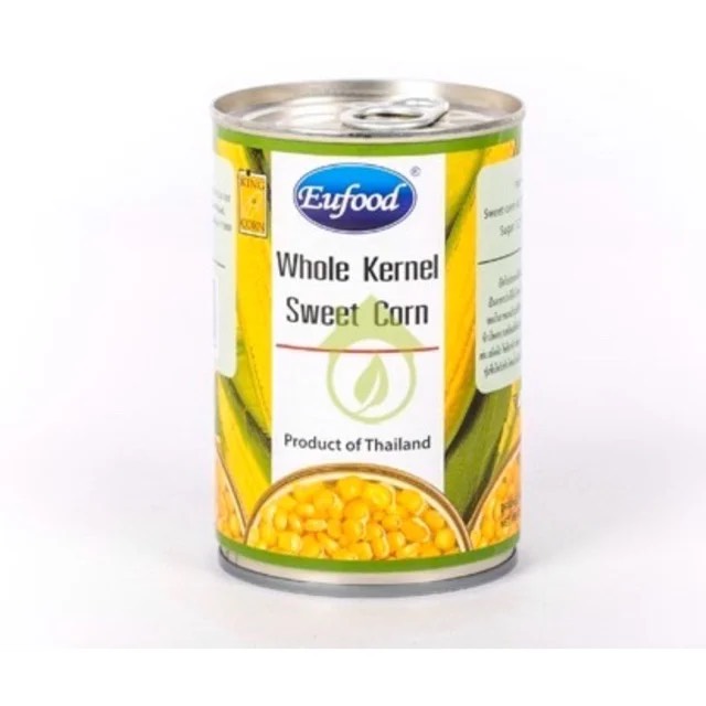 Bắp ngọt nguyên hạt đóng lon eufood 410g