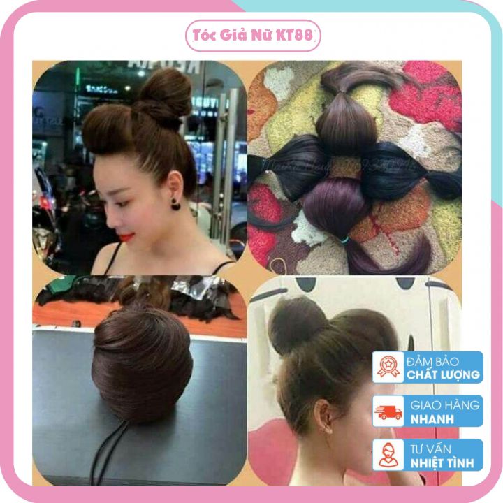 Tóc búi phồng cao siêu xinh , sang chảnh