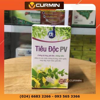 TIÊU ĐỘC PV dị ứng, mẩn ngứa, mày đay, mụn nhọt, giải độc