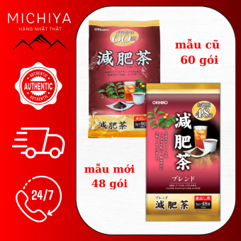 Trà giảm mỡ bụng Genpi Orihiro Nhật Bản 60 gói, Trà giảm mỡ bụng Nhật Bản Orihiro Genpi