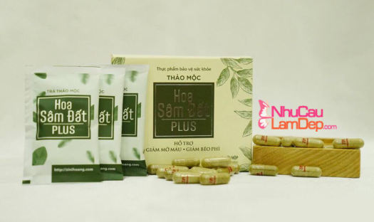 Giảm cân Hoa Sâm Đất Plus Dành Cho Người Cơ Địa Béo Lâu Năm