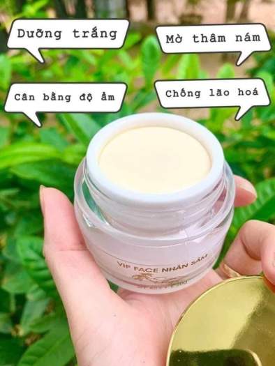 Kem VIP FACE NHÂN SÂM (MẪU MỚI PHIÊN BẢN 2021) giúp đánh bay nám tàn nhang trắng da ngừa lão hóa TẶNG BĂNG ĐÔ +GẤP TÓC