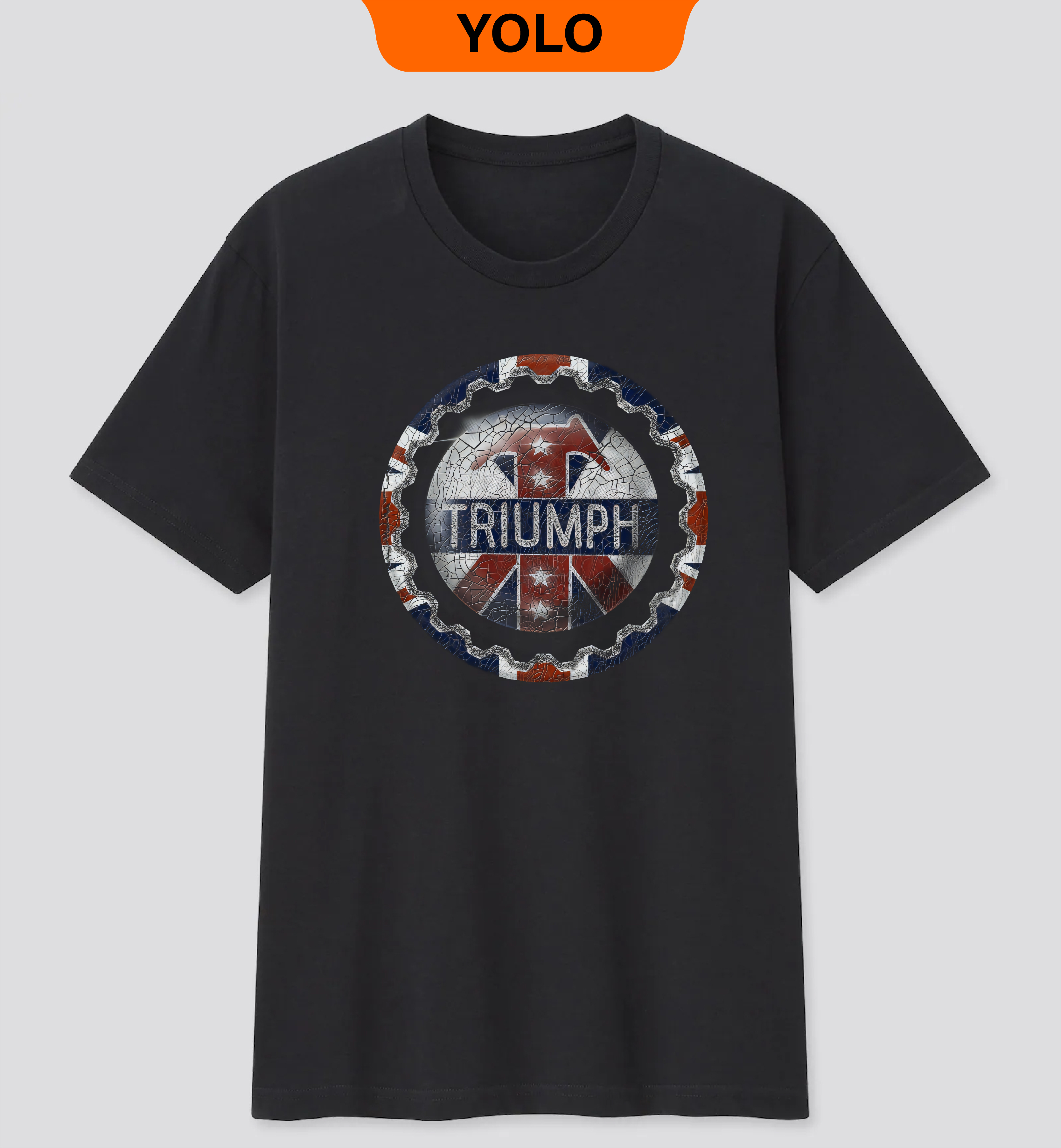 Áo thun nam cao cấp triumph vải 100 cotton , tshirt triumph
