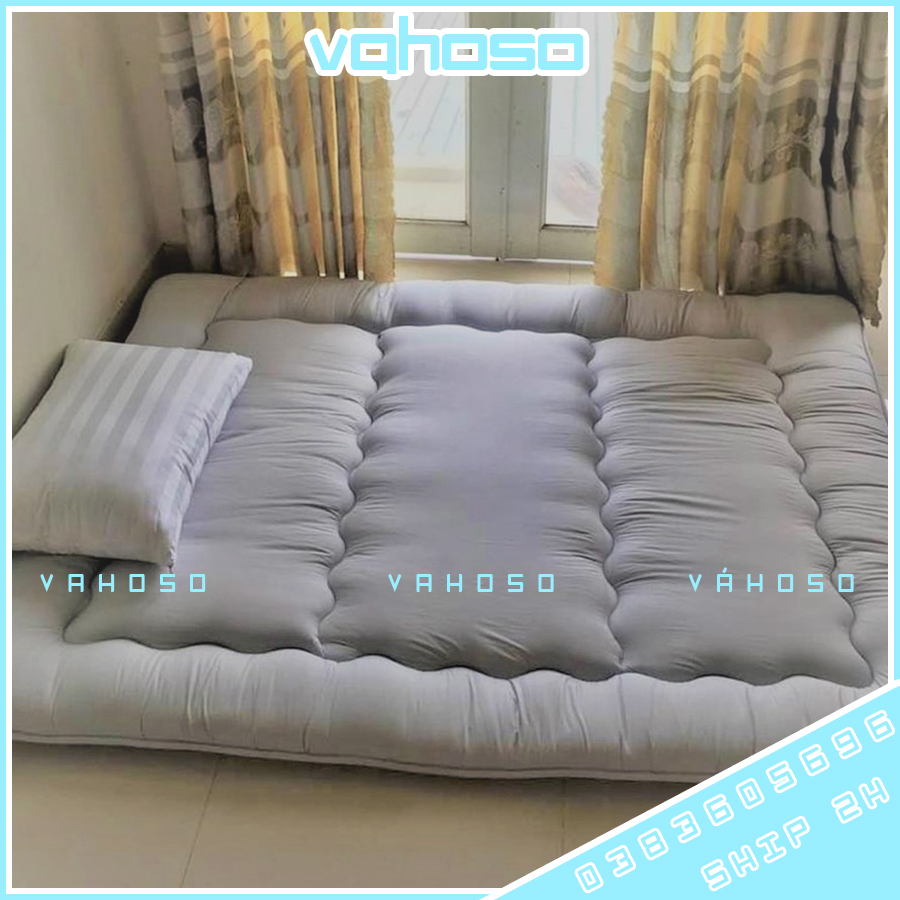 Nệm bông xuất nhật gấp 3 | size 1mx2m 1m2x2m 1m4x2m 1m6x2m 1m8x2m | vahoso