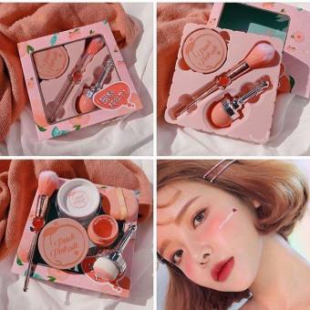 Bộ 3 Món Trang Điểm Phấn Phủ Má Hồng Cọ XiXi Peach