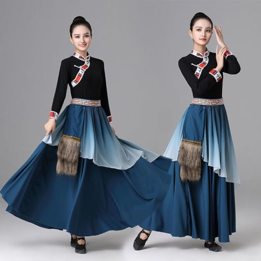 Trang phục biểu diễn múa cổ điển nữ thanh lịch múa quạt phong cách Trung  Quốc điệu nhảy Yangko mới phù hợp với trang phục múa dân tộc hiện đại | Tàu