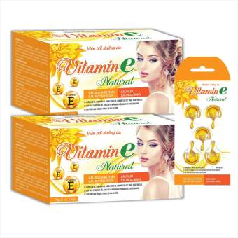 Serum Dưỡng Trắng Da Vitamin E Natural Tinh Chất Dầu Hoa Anh Thảo, Dầu Oliu Kích Trắng Da, Làm Mờ Các Vết Thâm Nám,Dưỡng Ẩm, Trắng Sáng, Duy Trì Độ Đàn Hồi Cho Da Mềm Mại, Khỏe Mạnh Tươi Sáng Hơn-Hộp 30 ống - VNmart Online