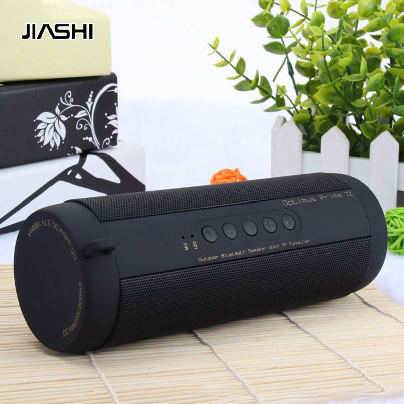 Jiashi loa siêu trầm bluetooth âm thanh chống nước ngoài trời loa thẻ di động có đèn pin