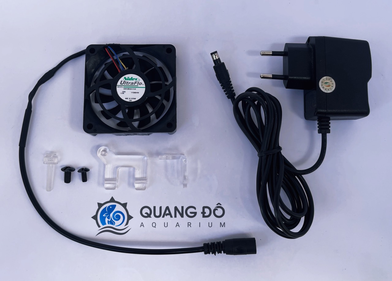 Quạt mini làm mát hồ cá - quạt hồ cá mini - quạt làm mát hồ cá mini
