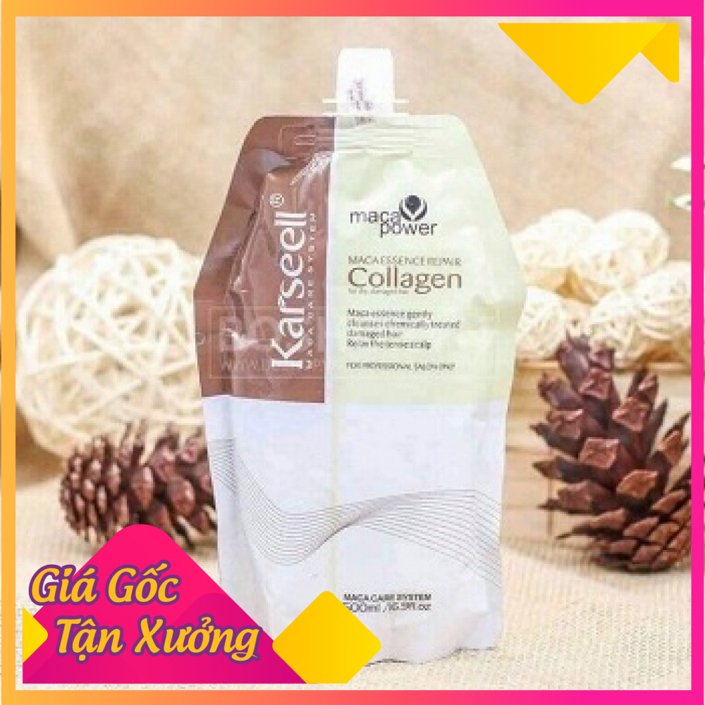 Kem Ủ Tóc Collagen Phục Hồi Tóc Chuyên Sâu Giúp Tóc Bóng Mượt Chắc Khỏe - Dầu Hấp Ủ Tóc Siêu Mềm Mượt Phục Hồi Tóc Hư Tổn