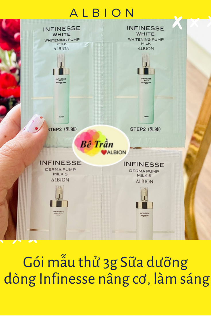 Sữa xoay sáng da, nâng cơ Infinesse 3g mẫu thử