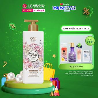 Sữa tắm dưỡng ẩm hương nước hoa On: The Body Perfume White Pearl 500g - Hương Thư Giãn