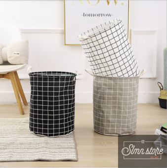 Giỏ đựng quần áo Túi vải đựng quần áo chăn màn vải canvas không thấm nước giỏ sọt đựng đồ đa năng. LZD3-W02
