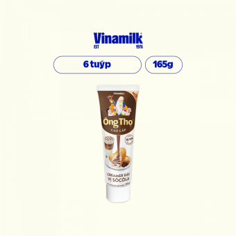 Bộ 6 Tuýp Sữa Đặc Có Đường Ông Thọ Socola _ Tuýp 165g