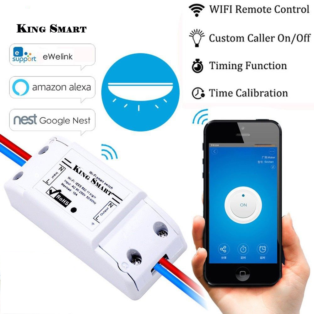 Công tắc thông minh Sonoff Basic điều khiển từ xa qua WIFI 3G 4G