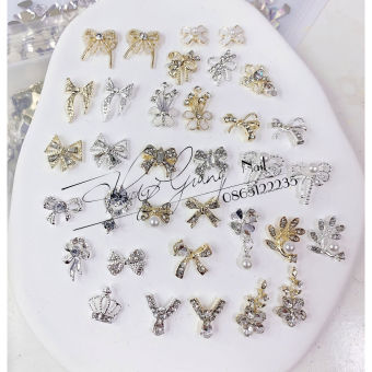 charm nail - charm nơ các loại - charm đính móng