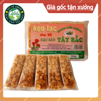 Kẹo lạc Hoa Hồng Mộc Châu 200g