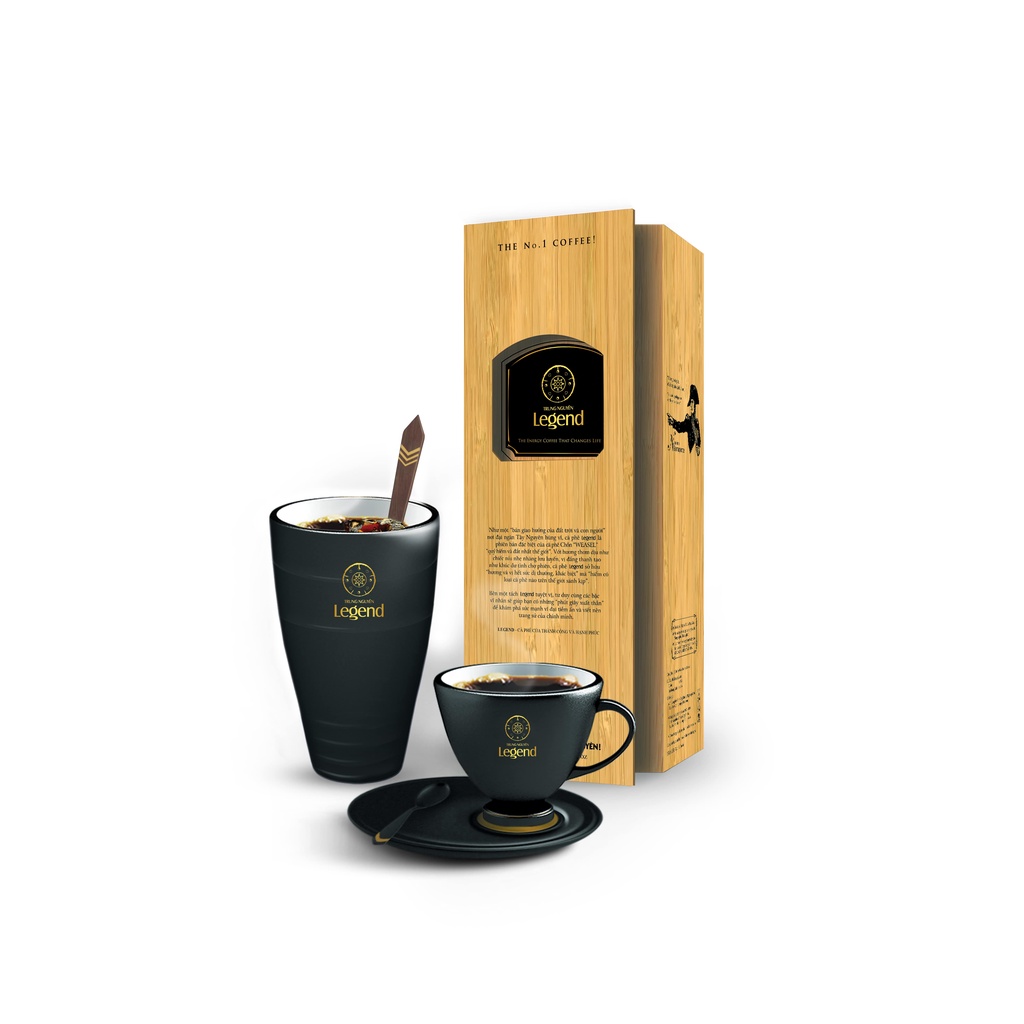 Cà phê chồn trung nguyên - cafe legend trung nguyên - hộp 225gam