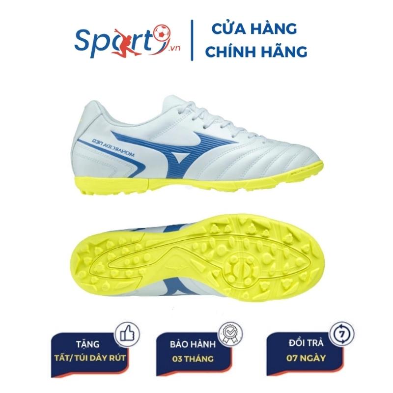 Giày đá bóng mizuno monarcida neo ii select as - p1gd222527 - trắng xanh/vàng