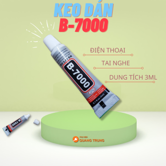 Keo dán màn hình điện thoại, tai nghe B7000 độ dính tốt, dán viền điện thoại, dung tích 3ml