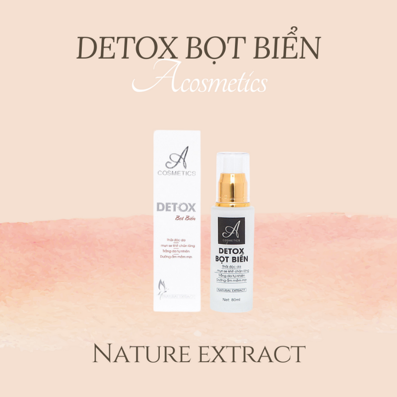 Detox bọt biển acosmetics 80ml, ab_beauty39, detox thải độc da, sạch da mặt, ngừa mụn và dưỡng ẩm