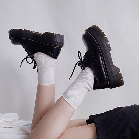Giày oxford nữ đế dày 5cm - giày tăng chiều cao ulzzang