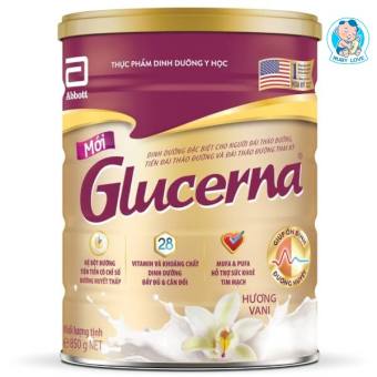 Combo 2 lon Sữa bột Glucerna Lon 850g dành cho người đái tháo đường