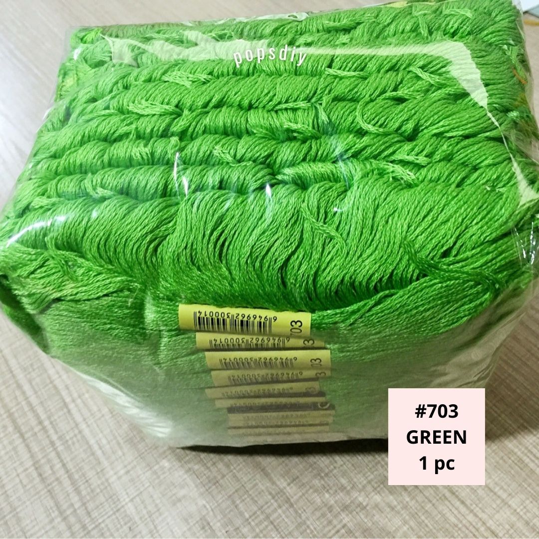 1pc/8pc/10pc/12pc/50pc/100pc/150pc Color Embroidery Threads | Cross Stitch | Benang Sulaman | Gradient Color Thread Floss