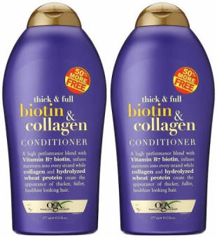 Dầu Gội Xả Biotin Collagen ( chính hãng ) Chống Rụng Tóc Và kích thích  Mọc Tóc Nhanh, Hương Thơm Dịu, 577ml