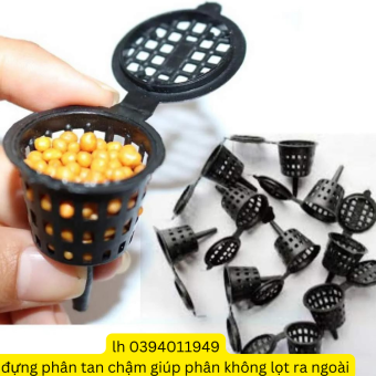 100 rọ đựng phân tan chậm bón cho hoa lan, cây kiểng rất hữu dụng