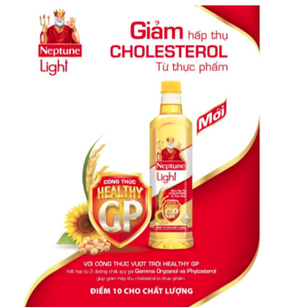 Dầu Ăn Neptune Gold Light 1 Lít