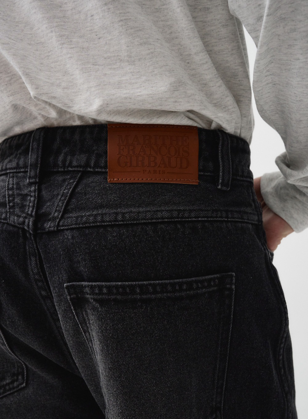 MARITHE FRANCOIS GIRBAUD M Vintage, gewassen, wijde spijkerbroek, herenjeans, 2 kleuren (2024 NIEUW)