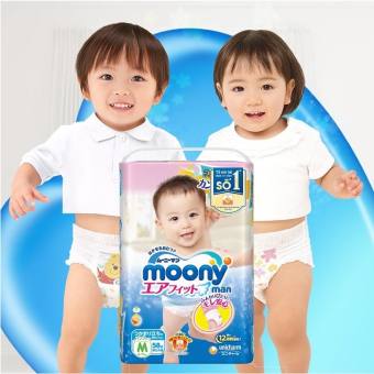 Tã Quần Moony Nhật Bản Cho Bé Trai, Bé Gái Đủ Size NB90/S84/M64/M58/L54/L44/XL38/XXL26