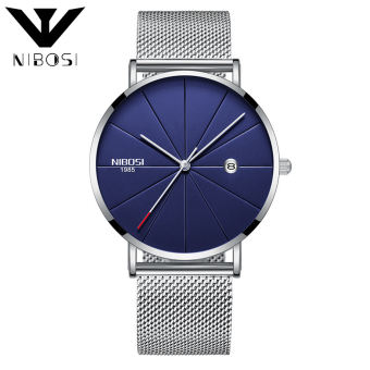 ĐỒNG HỒ NAM NIBOSI 2321 DÂY THÉP LỤA KHÔNG GỈ CAO CẤP