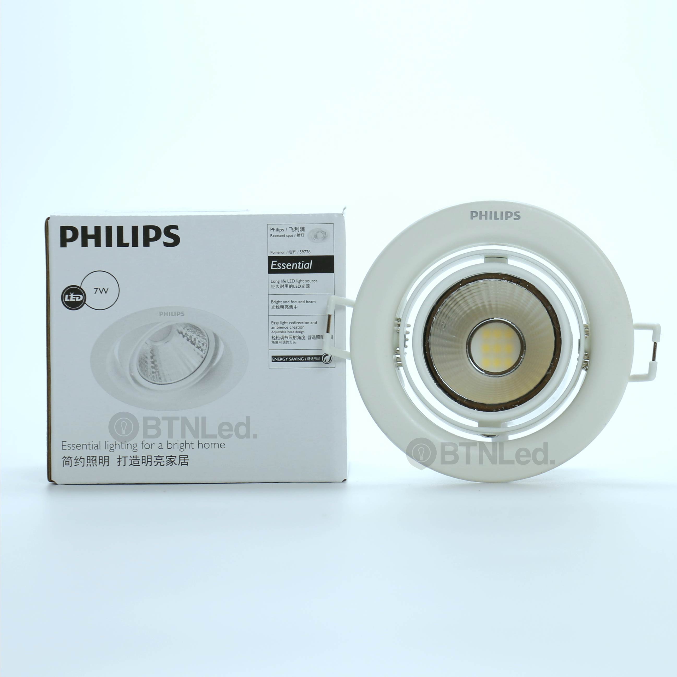 Đèn led âm trần chiếu điểm philips pomeron - hàng chính hãng