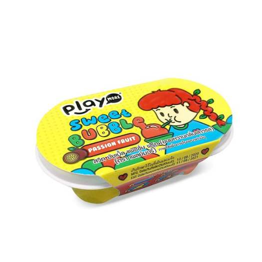 Kẹo thổi bong bóng Play More Sweet Bubble  40gr