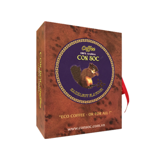 Cà phê Con Sóc Hộp Nâu 500g