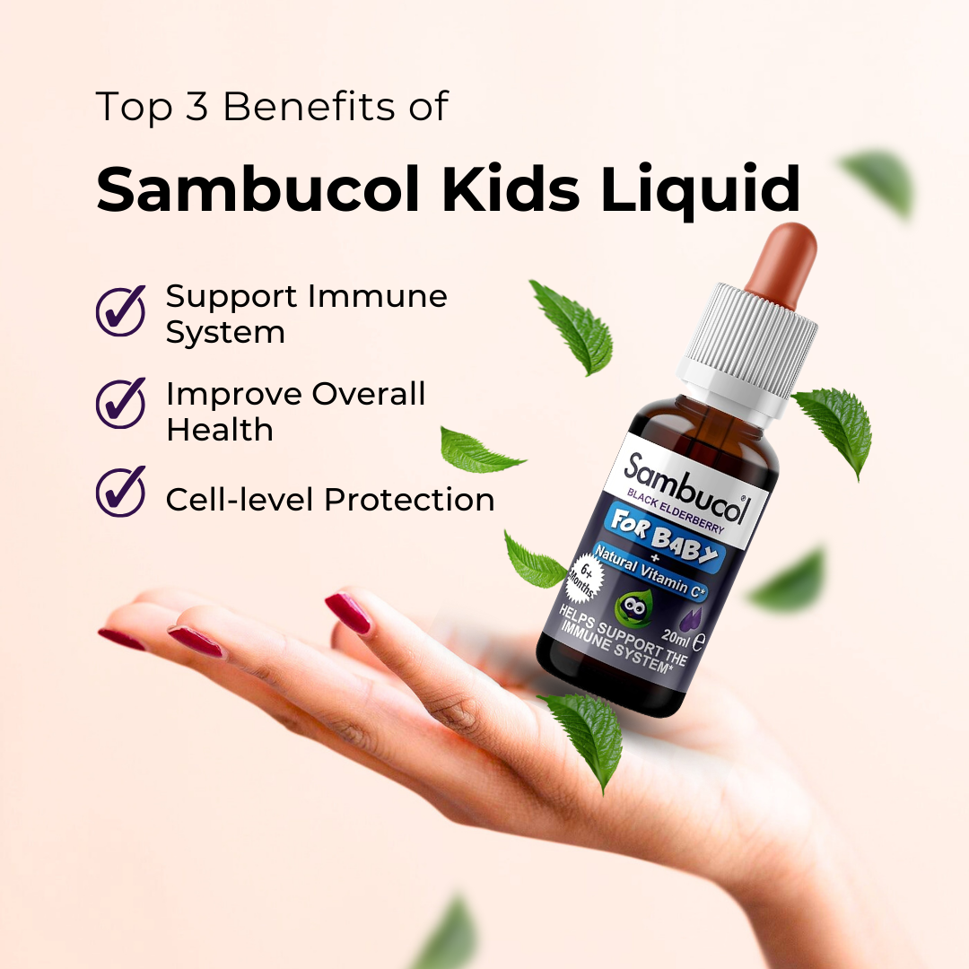 Sambucol Baby Drops, Strengthen Immune System, No Artificial Colours, 20ml, Benefits
