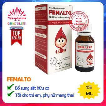 Sắt nhỏ giọt Femalto - Bổ sung sắt cho người thiếu sắt, trẻ em, phụ nữ mang thai và cho con bú