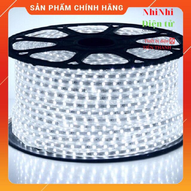 Đèn led dây 3014 nguyên cuộn 100m trắng - hồng