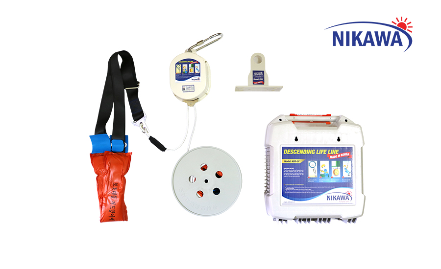 Bộ dây thoát hiểm tự động nikawa kdd-9f 27m