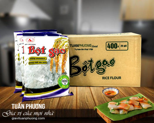 Bột Gạo Tuấn Phương 400g ( Gói )