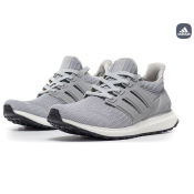 Adidas Ultra Boost 4.0 Gray Running Shoes for Men and Women
