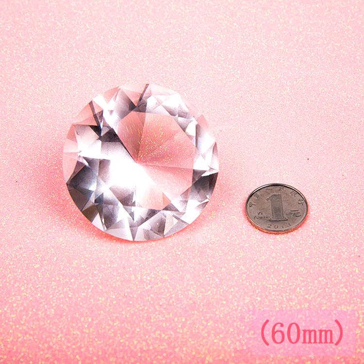 Viên Đá Pha lê 6cm Chụp ảnh mẫu - Phụ kiện chụp ảnh - Gấu Trúc Phụ kiện